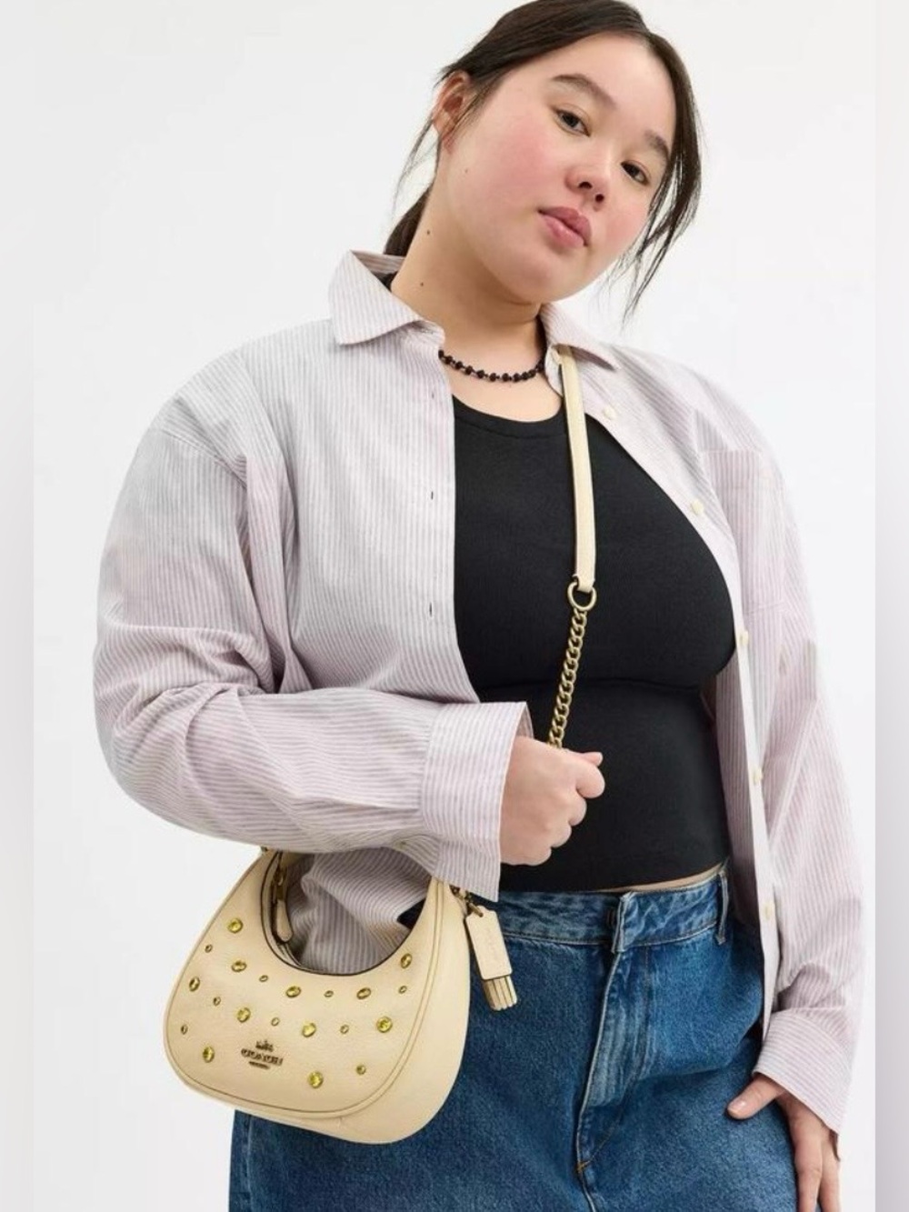 Coach Carmen Mini Crossbody Bag With Crystal/Floral Print CAK87/CAK90 - Picture 10 of 11